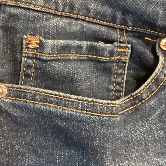 7 For All Mankind Denim Sunset Bermuda Shorts, Size 16 - Picture 5 of 16